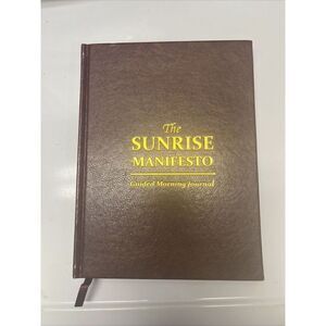 Salt Wrap The Sunrise Manifesto Guided Morning Journal  Reflection Self-Care